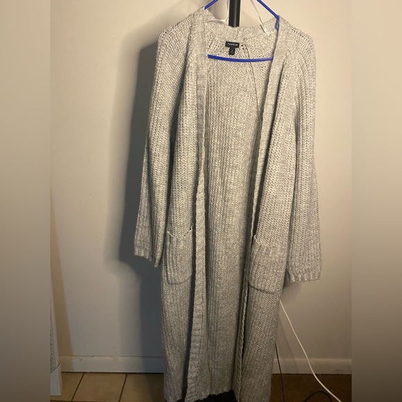 Chunky Duster open front sweater - Picture 1 of 4